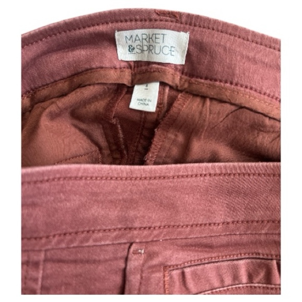 Market & Spruce Terracotta Pants Size 8 VGUC - Picture 3 of 3